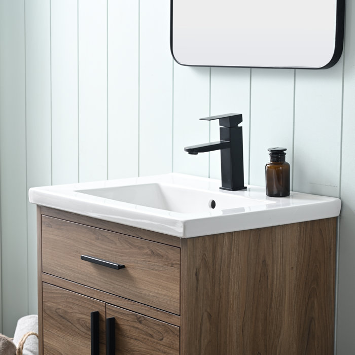 Mercury Row® Binford 24.4'' Freestanding Single Bathroom Vanity with